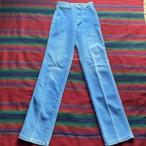 VTG 70's Rustler Women's Jeans! USA. High Rise .23/24 size.